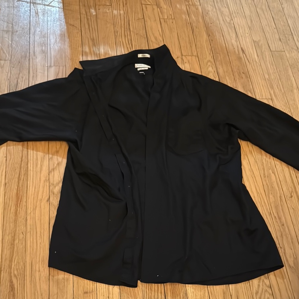 Men’s Black button down dress shirt